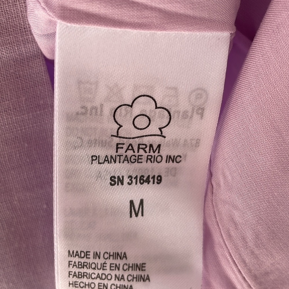 Farm Rio | Lilac Mini Dress - Picture 9 of 11
